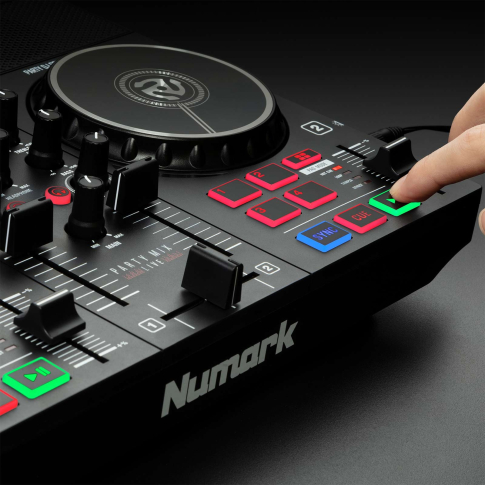 Numark Party Mix Live Controller with Headphones | IDJNOW