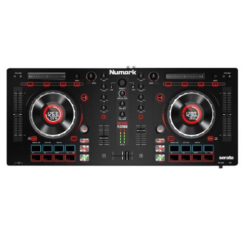 Numark Platinum DJコントローラー　　 箱がない numark_mixtrackplatinumfx_orth