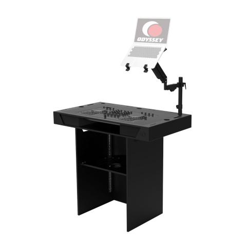 Odyssey DJMOBILE-B DJ Mobile Podium 37 in Black