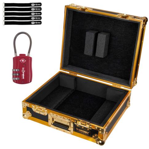 Odyssey FZ1200GOLD Limited Edition Gold Turntable Case with TSA Lock