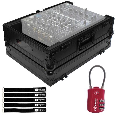 Odyssey FZ12MIXXDBL Black Universal 12" Mixer Case with Red TSA Lock