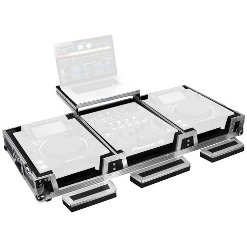 Odyssey FZGSL12CDJWR Flight Zone Glide Style 12" Mixer & 2 Large Format CDJ/Media Players ATA Flight Case