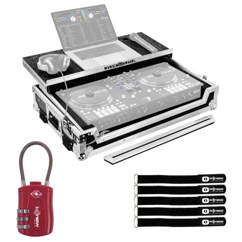 Odyssey FZGSRANEONEW Rane One Platform Flight Case with Red TSA Lock