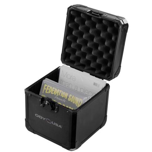 Odyssey K7060BL 7" Vinyl / Utility Black Krom Case - Holds 60 Records