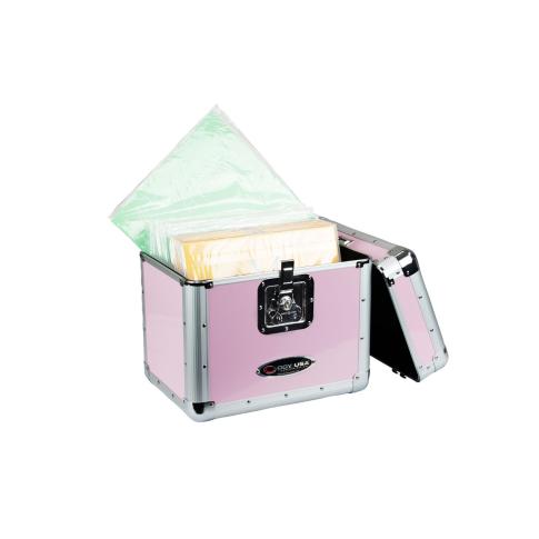 Odyssey KLP1PINK KROM Pink Utility Case for 70 12" Records & LPs