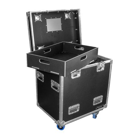 Odyssey OPT302236WPT1 30" x 22" x 36" Black Case with Caster Wheels