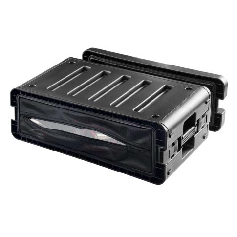 Odyssey VR3SMIC4ZP Watertight 3U Rack Case with 4 Mic Compartments Main