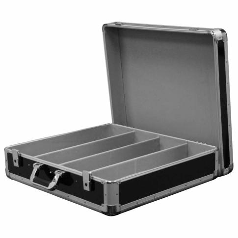 Odyssey KCD600BLK KROM Series Black CD / 5" Media Disc Case Open Angle