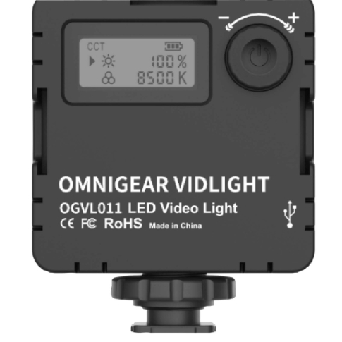OmniGear OGVL011 VidLight Professional Personal Lighting Kit Camera Rear