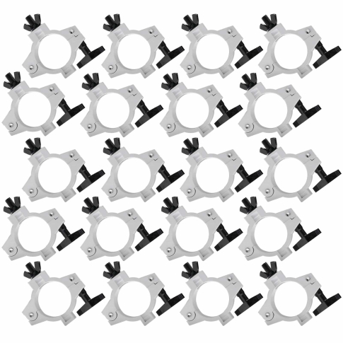 (20) American DJ O Slim Pearl O-Clamps