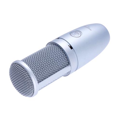 AKG P120 Perception 120 Large-Diaphragm Condenser Microphone Top Down View (Grey version)