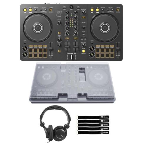 Pioneer DDJ-FLX4 2-Channel DJ Controller with Cover & Headphones