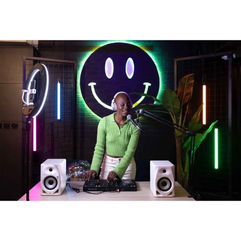 Pioneer DDJ-FLX4 2-Channel DJ Controller for Rekordbox & Serato DJ Lite Setup In Use