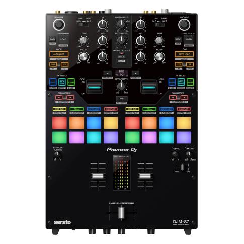 Pioneer DJ DJM-S7 2 Channel Mixer with Headphones | IDJNOW