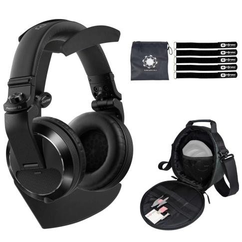 Pioneer DJ HDJ-X7 Headphones (black) with Table Stand