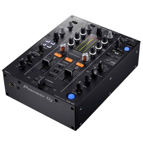 2) Pioneer PLX-1000 Direct Drive Turntables with DJM-450 2-Channel