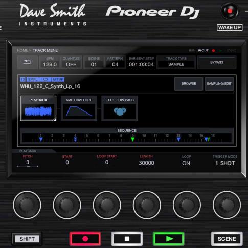 Pioneer TSP-16 Toraiz SP-16 Professional Sampler Top Close-up