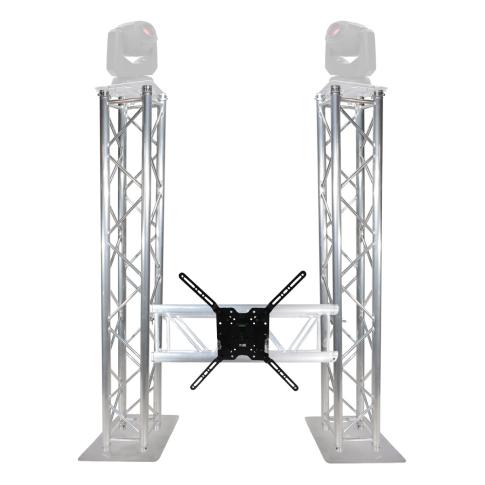 ProX KT-F34SQ656 K-Truss 6.56FT 2-Pack Truss Facade with TV Mount