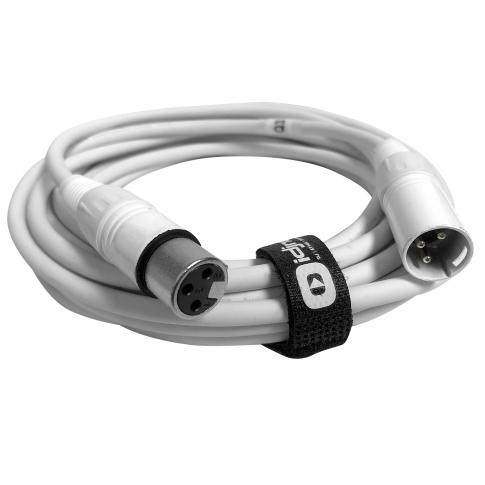 Venom Solutions 20' White Sure-Fit XLR to XLR Connecting Cable [SF20XLR-WHITE] Close Up