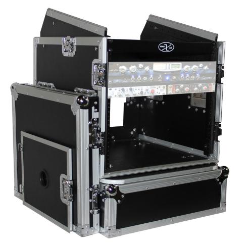 ProX T-10MRSS 10U Rack x 10U Top Mixer DJ Combo Flight Case