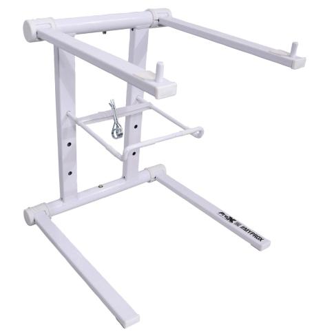 ProX T-LPS600WH XO DJ Foldable Laptop Stand with Carrying Bag - White