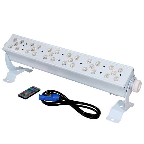 ProX X-Dazzler JR-W Ultrabright 30x3W RGBWA LED Bar (White)