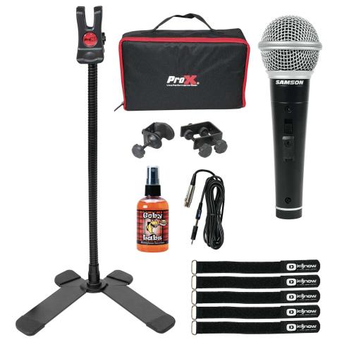 ProX X-MOBICP18 Mobi-Buddy Mobile Device Clip Kit with Samson Mic