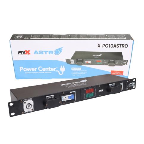 ProX X-PC10ASTRO 10-Way Power Distribution 1U Rack Port