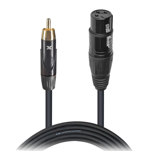 ProX XC-PR05 5FT Unbalanced RCA Male to 1/4" Male Audio Cable