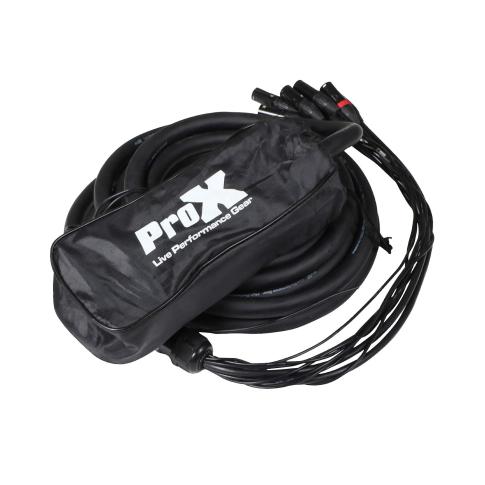 ProX XC-SB8XLR2CAT25 25 FT XLR Stage Extension Box Snake