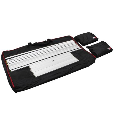 ProX XF-5X3048S 5 Panel DJ Facade (silver) | IDJNOW