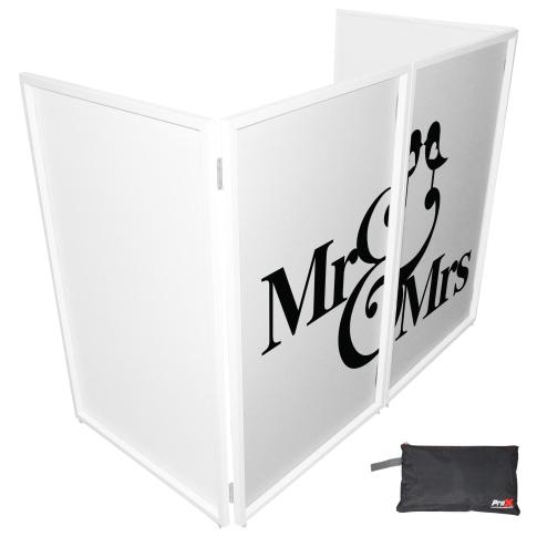 ProX XF-SMRMRS20X2 Mr and Mrs Black on White Facade Scrims (Pair)
