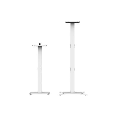 ProX XFH-MHSTANDX2WH Pair of White Totem DJ Stands | IDJNOW