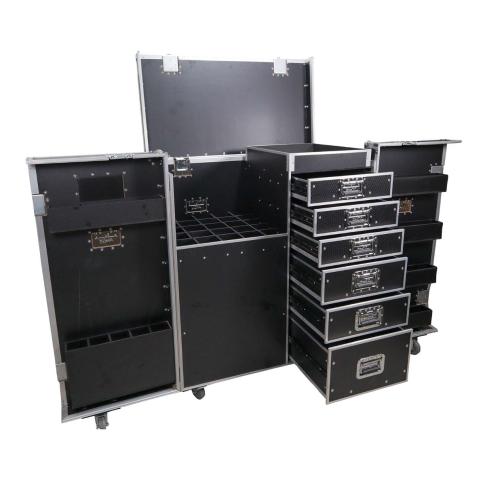 ProX XS-6DMIC25W Mic Stand & Drawer Combo Case | IDJNOW