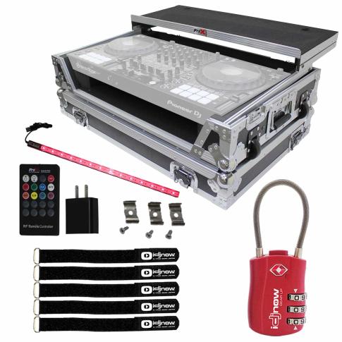 ProX XS-DDJ1000WLT Pioneer DDJ-1000 Controller Case with Red TSA Lock