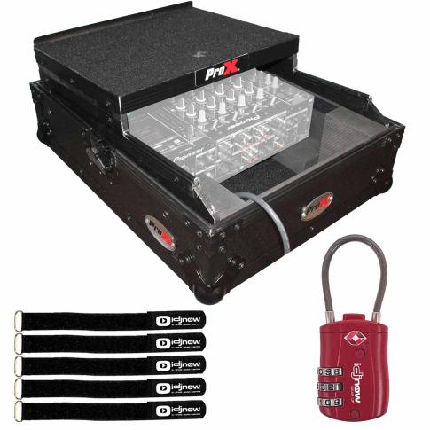 ProX XS-M12LTBL Black Mixer Case for Large 12" Mixers with TSA Lock