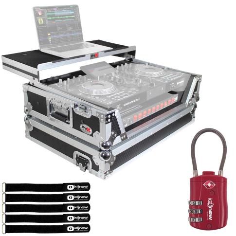 ProX XS-PRIME2 LT Denon Prime 2 System Flight Case with Red TSA Lock