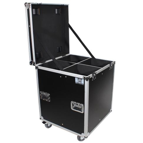 ProX XS-SRC4X4W Road Case - fits up to 4 ETC Source Four Fixtures Open Side
