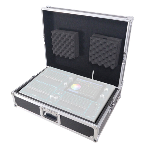 ProX XS-UMIX2415 Universal Mixer Road Case with Pluck n Pack Foam Angle