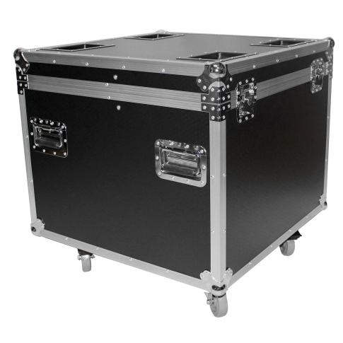 ProX XS-UTL6 Heavy Duty Touring Case Utility Trunk with Caster Dish & Wheels Front Angle