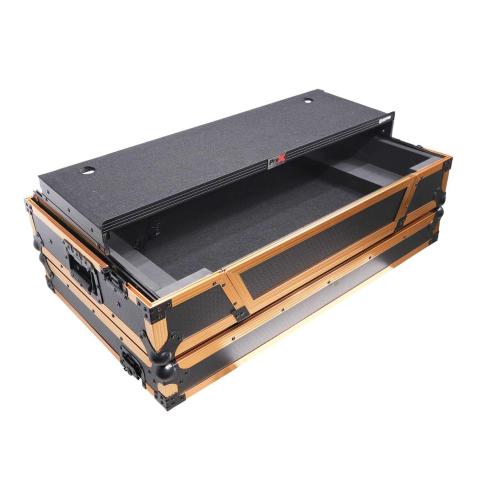 ProX Gold/Black Flight Case for XDJ-XZ with 1U Rack | IDJNOW