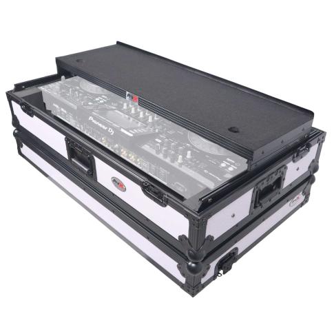 ProX XS-XDJXZWLT WH Black White Case for XDJ-XZ Controller with Shelf Open Rear