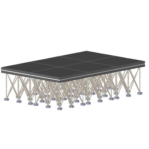 ProX XSFP-8x12-32 StageX 8FT x 12FT x 32" Complete System Package