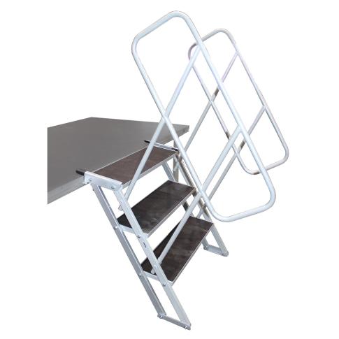 ProX XSQ-ST3 StageQ Heavy Duty Foldable 3 Step Unit Set Up 1