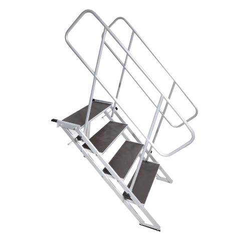 ProX XSQ-ST4 StageQ Heavy Duty Foldable 4 Step Unit Angle