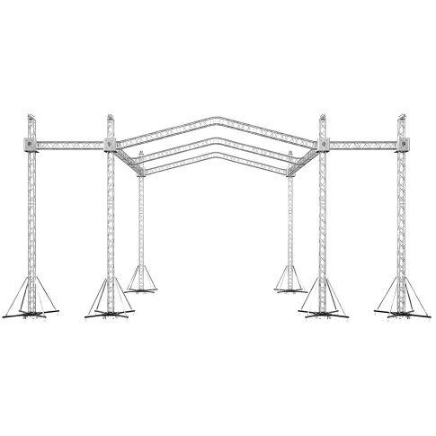 ProX XTP-GSBPACK3 Tower System with 9.84ft & 7.05ft Display Truss