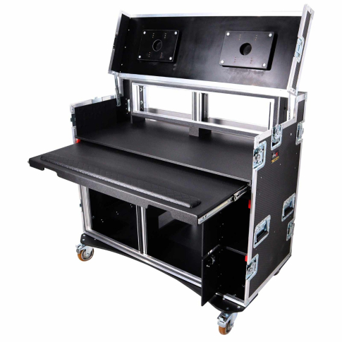 ProX XZF-AVPRO-2X12U-2X4U Mobile Workstation Case for Video Streaming