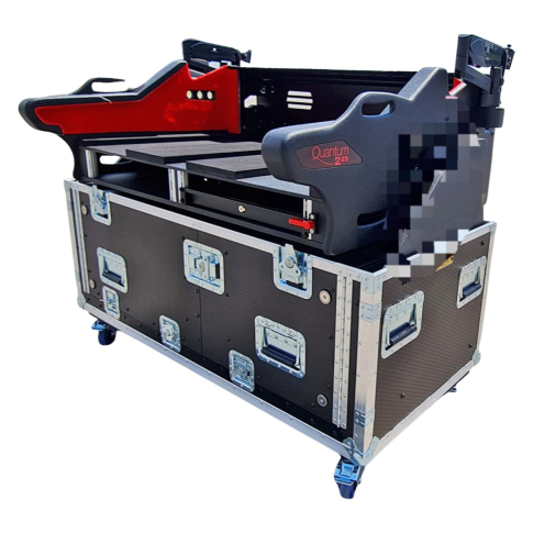 ProX XZF-DIG Q225 2x2U LMA Hydraulic Lift Case for DiGiCo Quantum 225