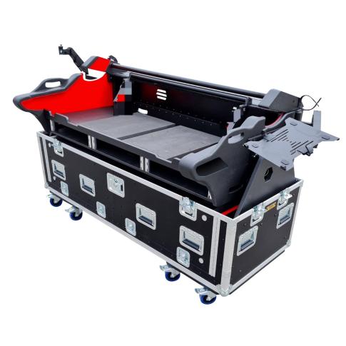 ProX XZF-DIG Q338 2x1U Hydraulic Lifting Case for DiGiCo Quantum 338