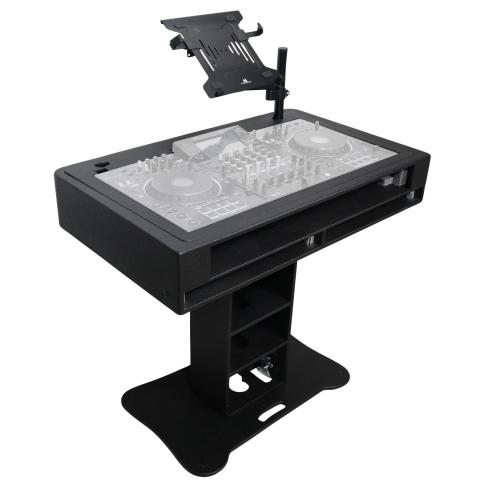 ProX XZF-DJCT BL 2U CASE Black Control Tower Stand | IDJNOW